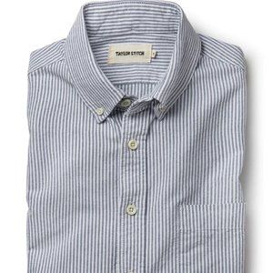TAYLOR STITCH The Jack in Indigo Stripe M